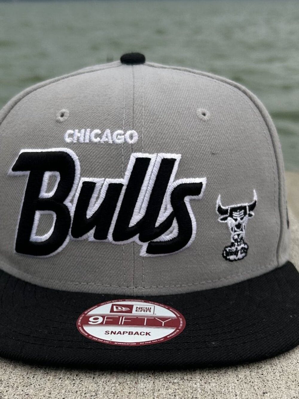 New Era 9FIFTY Chicago Bulls Script Logo Snapback Hat NBA Basketball
